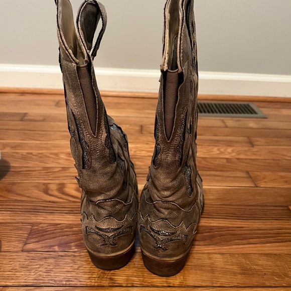 Taupe Cowgirl Boot - Picture 4 of 4